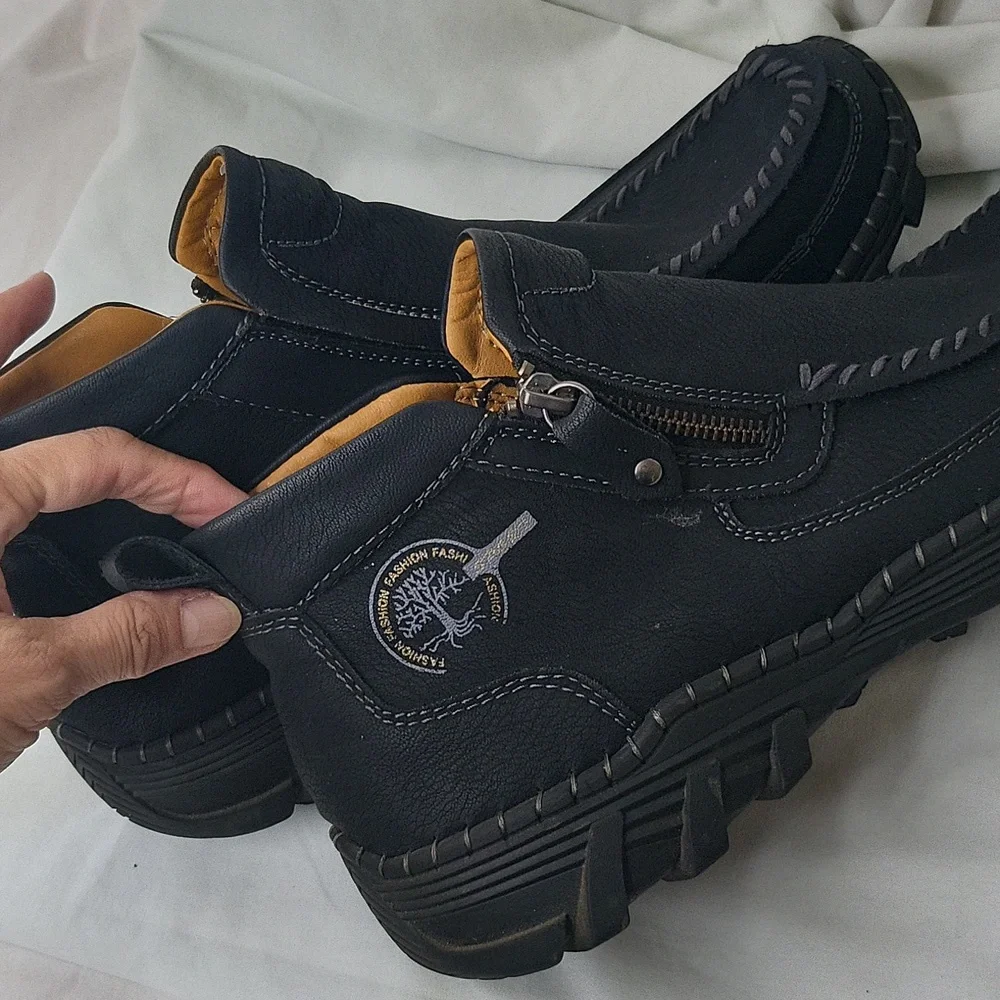 MEN'S chukka boots casual loafers non slip ankle booties